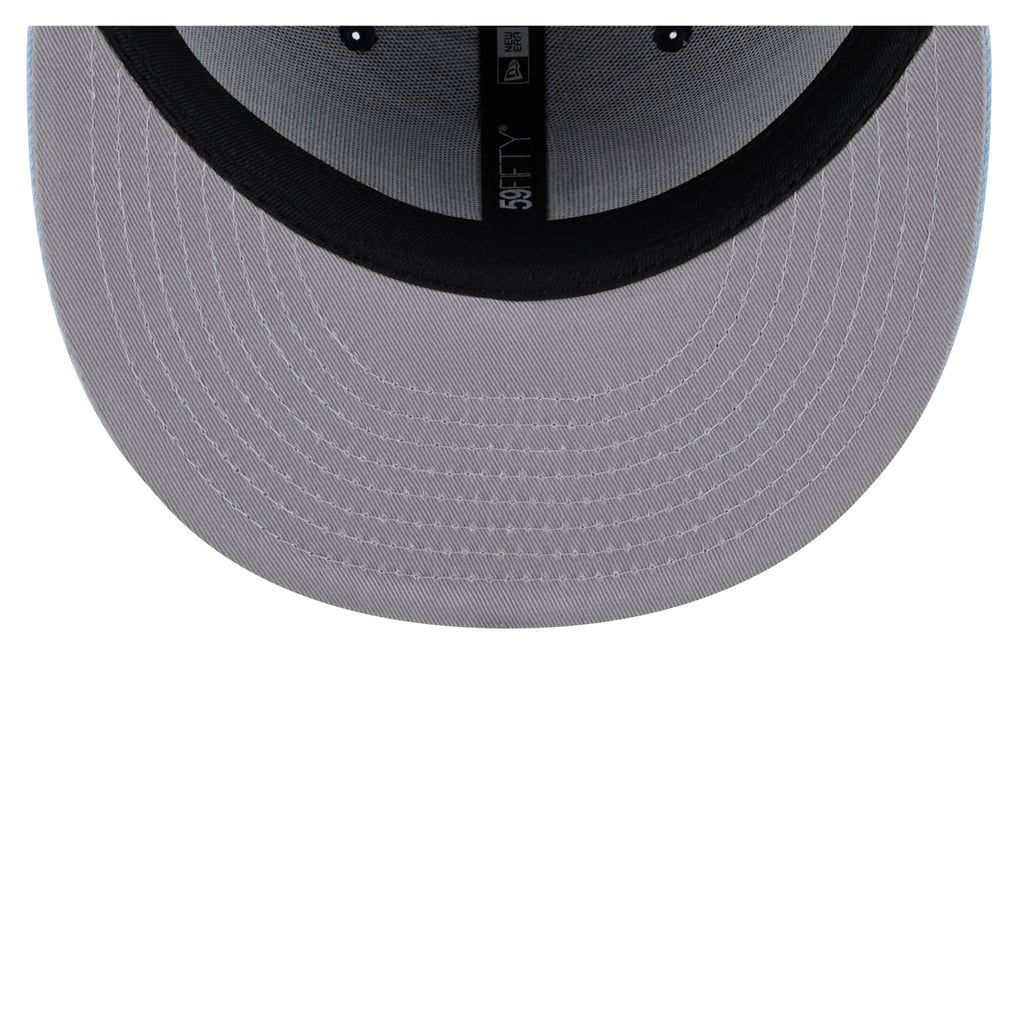 Casquette ajustée bicolore 59FIFTY pour homme des Jets de Winnipeg New Era, bleu marine et bleu clair
